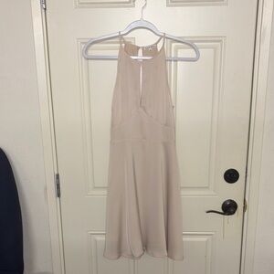 Black Swan Blush High-Neck Mini Dress